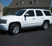 Chevrolet Tahoe - White Blackout Window Film Montgomery PA